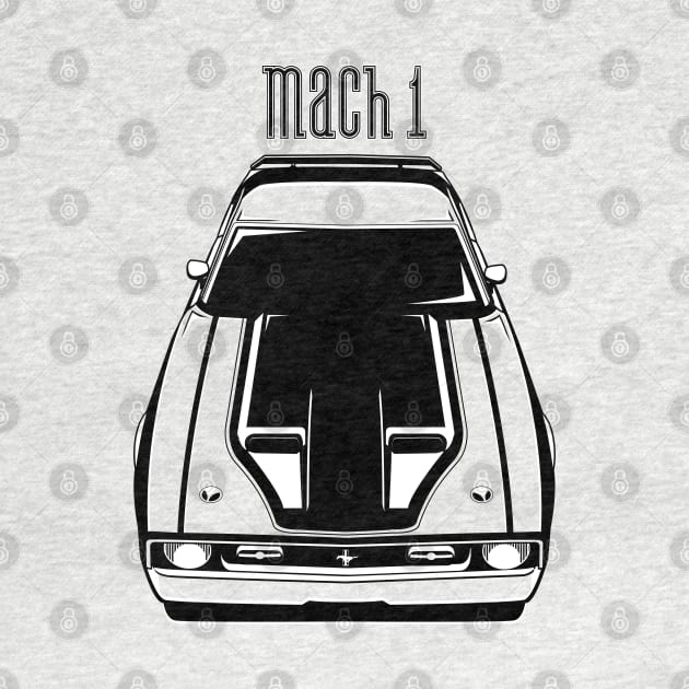 Ford Mustang Mach 1 1971-1972 - Black Stripe by V8social